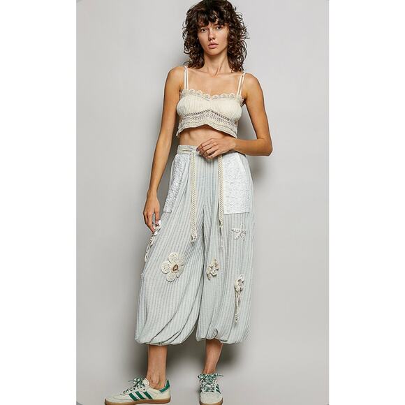 POL Mint Ribbed Joggers - Picture 5 of 5